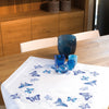 DIY Printed Tablecloth kit "Blue butterflies"