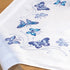 DIY Printed Tablecloth kit "Blue butterflies"