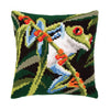 DIY Cross stitch cushion kit "Red eyed frog"