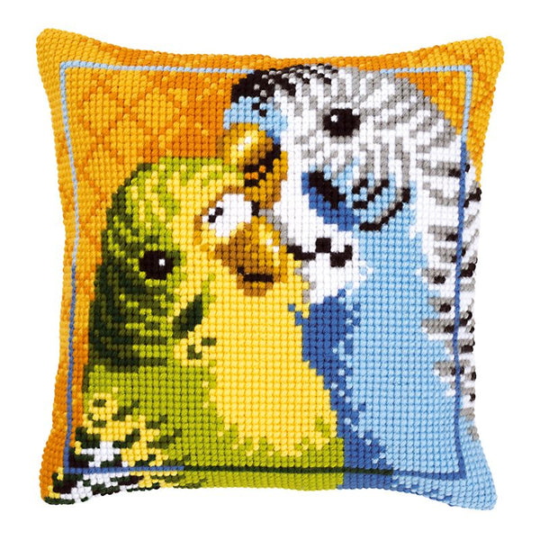 DIY Cross stitch cushion kit "Badgies"