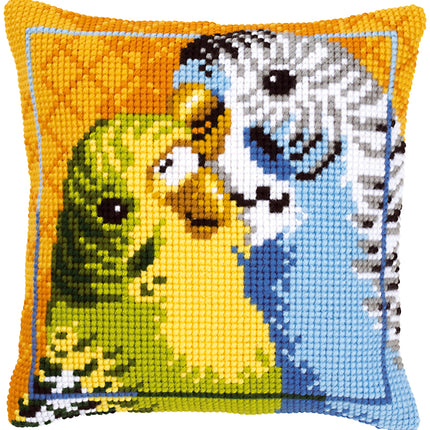 DIY Cross stitch cushion kit "Badgies"