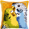 DIY Cross stitch cushion kit "Badgies"