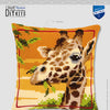 DIY Cross stitch cushion kit "Giraffe"