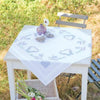 DIY Printed Tablecloth kit "Lavander branches and butterflies"