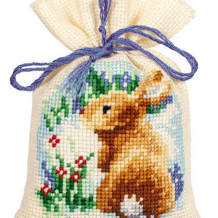 DIY Counted Cross Stitch Kit "Bag kit Wintertime set of 3, Christmas gifts"