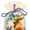 DIY Counted Cross Stitch Kit "Bag kit Wintertime set of 3, Christmas gifts"