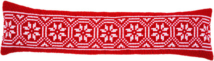 DIY Cross Stitch Cushion Kit "Christmas motif", Draft stopper kit