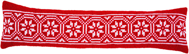 DIY Cross Stitch Cushion Kit "Christmas motif", Draft stopper kit