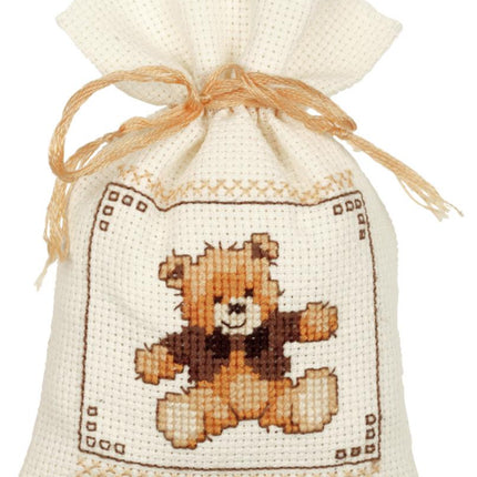 DIY Counted Cross Stitch Kit "Bag kit Toys set of 3"