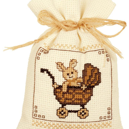 DIY Counted Cross Stitch Kit "Bag kit Toys set of 3"