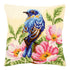 DIY Cross stitch cushion kit "Bird on rose bush"