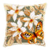 DIY Cross stitch cushion kit "Orange Butterfly"