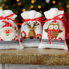 DIY Counted Cross Stitch Kit "Bag kit Christmas buddies set of 3"