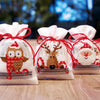 DIY Counted Cross Stitch Kit "Bag kit Christmas buddies set of 3"