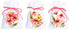 DIY Counted Cross Stitch Kit "Bag kit Coneflowers and butterflies set of 3"