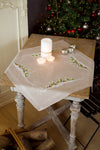 DIY Printed Tablecloth kit "Village in the snow"