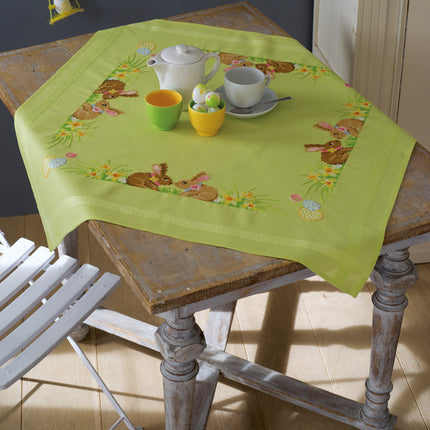 DIY Printed Tablecloth kit "Easter Bunnies"