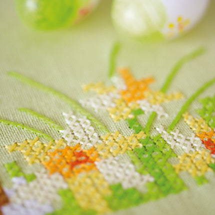 DIY Printed Tablecloth kit "Easter Bunnies"