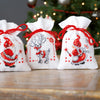 DIY Counted Cross Stitch Kit "Bag kit Christmas elves set of 3"