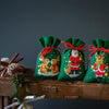 DIY Counted Cross Stitch Kit "Bag kit Christmas set of 3"