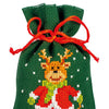 DIY Counted Cross Stitch Kit "Bag kit Christmas set of 3"