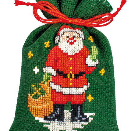 DIY Counted Cross Stitch Kit "Bag kit Christmas set of 3"