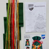 DIY Counted Cross Stitch Kit "Bag kit Christmas set of 3"