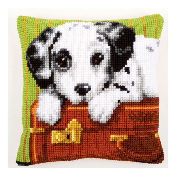 DIY Cross stitch cushion kit "Dalmatian"