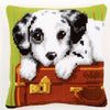 DIY Cross stitch cushion kit "Dalmatian"