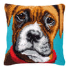 DIY Cross stitch cushion kit "Boxer"