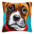 DIY Cross stitch cushion kit "Boxer"