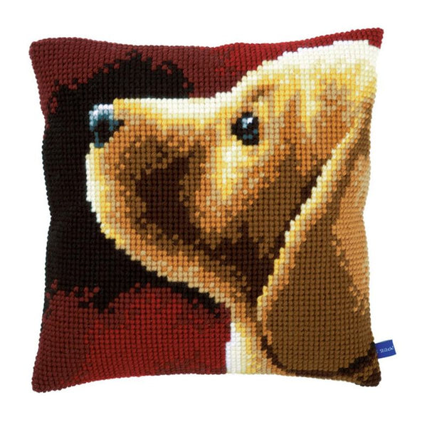 DIY Cross stitch cushion kit "Labrador I"