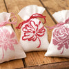 DIY Counted Cross Stitch Kit "Bags "Pink flowers""