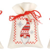 DIY Counted Cross Stitch Kit "Bag kit Christmas gnomes set of 3"