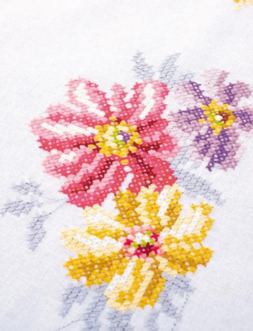 DIY Printed Tablecloth kit "Bunte Blumen"