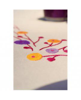 DIY Printed Tablecloth kit "Playful Flowers"