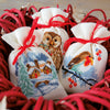 DIY Counted Cross Stitch Kit "Bag kit Winter set of 3"