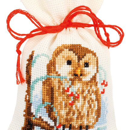 DIY Counted Cross Stitch Kit "Bag kit Winter set of 3"