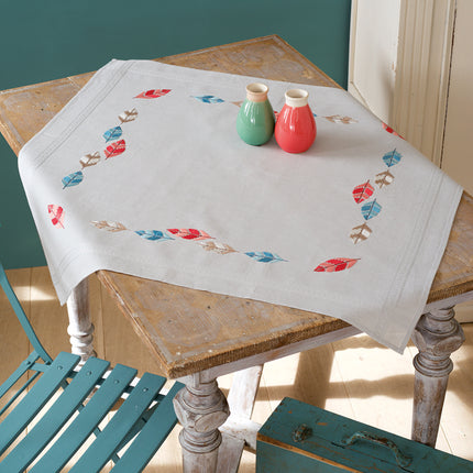 DIY Printed Tablecloth kit "Feathers"