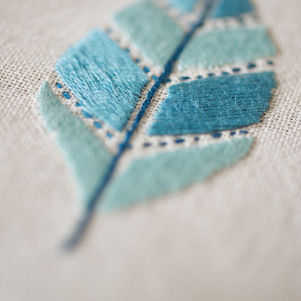 DIY Printed Tablecloth kit "Feathers"