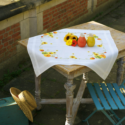 DIY Printed Tablecloth kit "Sunflowers"
