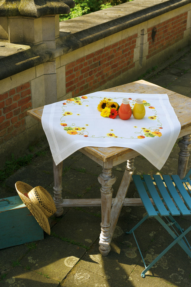 DIY Printed Tablecloth kit "Sunflowers"