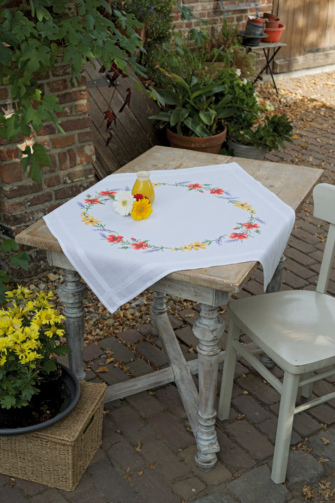 DIY Printed Tablecloth kit "Flowers & lavender"