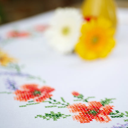 DIY Printed Tablecloth kit "Flowers & lavender"