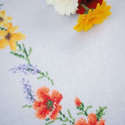 DIY Printed Tablecloth kit "Flowers & lavender"