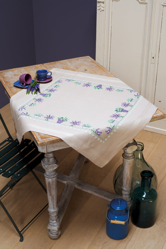 DIY Printed Tablecloth kit "Lavender"