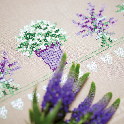 DIY Printed Tablecloth kit "Lavender"