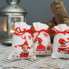 DIY Counted Cross Stitch Kit "Bag kit Christmas gnomes set of 3"