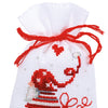 DIY Counted Cross Stitch Kit "Bag kit Christmas gnomes set of 3"