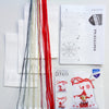 DIY Counted Cross Stitch Kit "Bag kit Christmas gnomes set of 3"